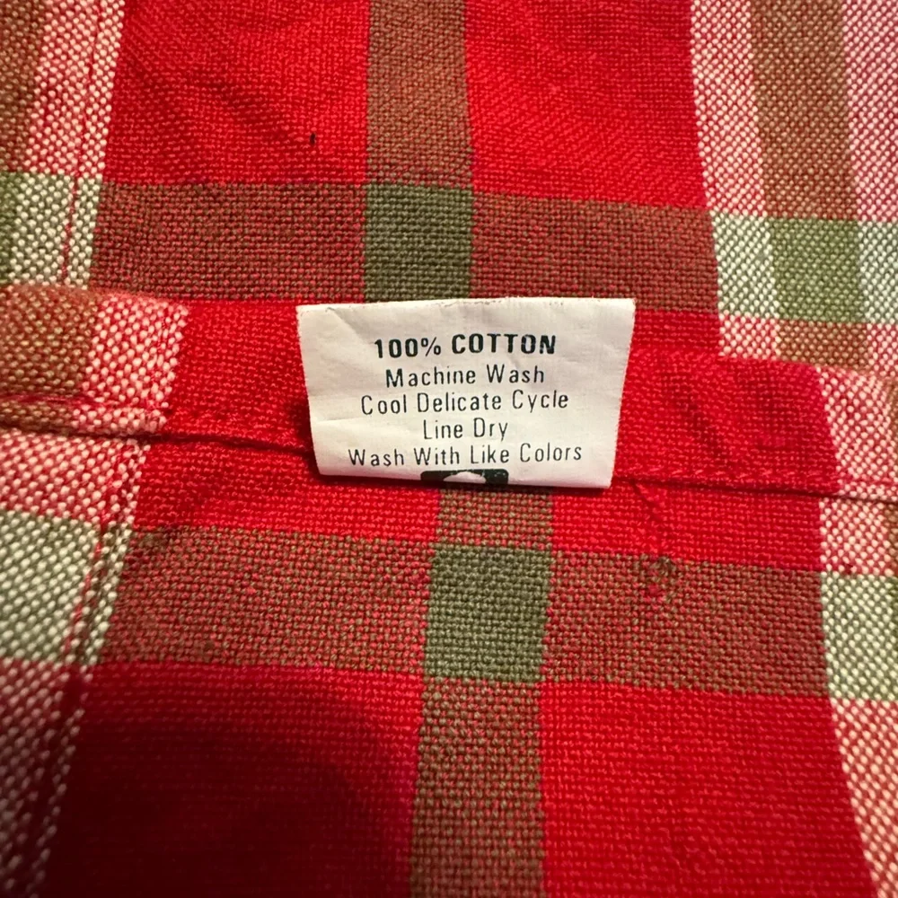 Set of 4 Park Designs Red‎ Plaid Placemats